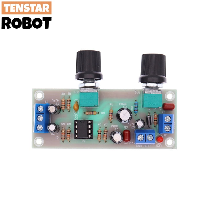 High-Precision Single Supply Low Pass Filter Board Wubwoofer Preamp Board 2.1 Channel DC 10-24v 22hz-300hz