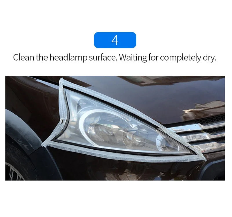 Car headlight polishing evaporator liquid Car chemicals headlight chemical polish Headlights liquid polymer lamps reg Headlights