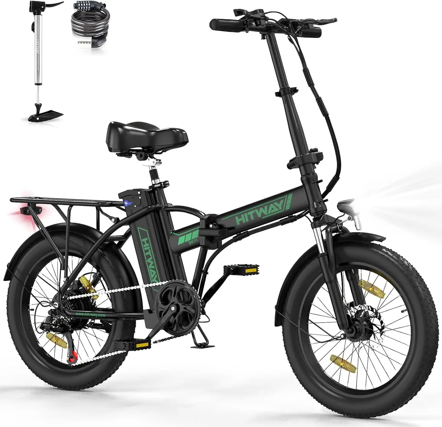 20 big electric Bike electric Bike HITWAY electric electric bikes 36V 12 ahum removable Lithium battery, motor out W
