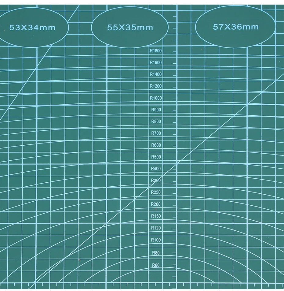 QJHA1 Double-Sided Self-Healing PVC Cutting Mat for DIY LeatherCraft Board, Large Desktop Protective Mat 90x60cm Fathers Day Gif