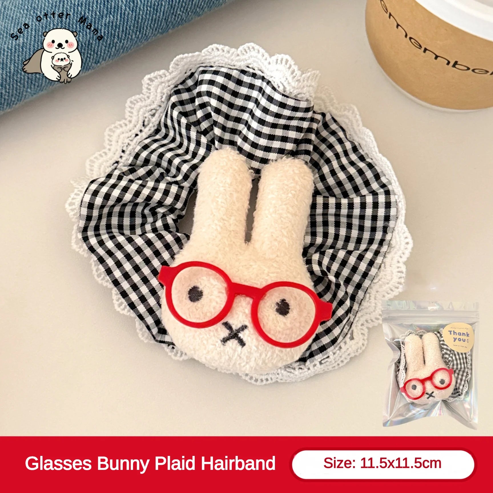 1/3 Pcs Cute Cartoon Bunny Hair Loop Ponytail Large Intestine Loop Hair Accessory Sweet Miffy Cosplay Merchandise