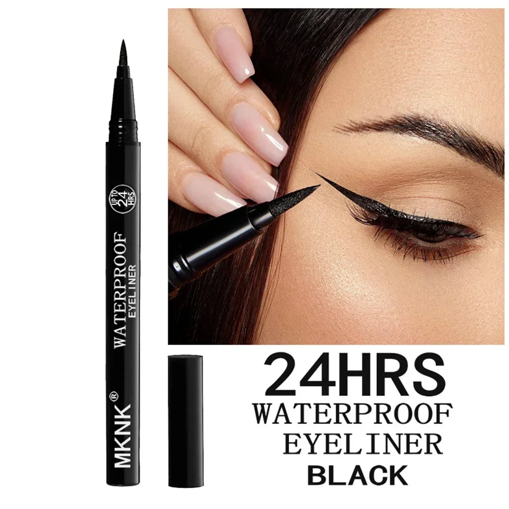 30Pcs Waterproof Lasting Liquid Eyeliner Wholesale No Ink Leakage Smooth Quick-Dry Black Coffee Eyeliner Gel Non-fading Makeup