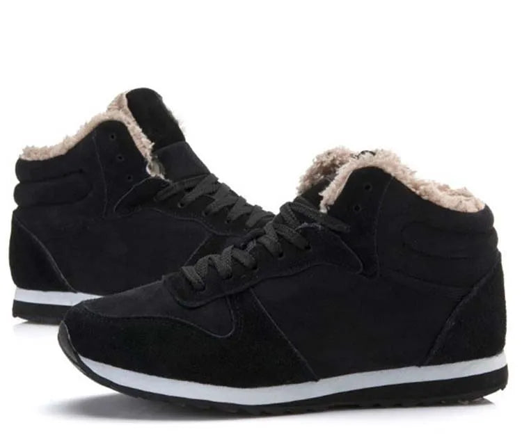 2026 Men Boots Winter  Sports Ankle Boots Thickened Plus Size Women Casual Fashion Short Boots Cotton Shoes Platform Snow Boots