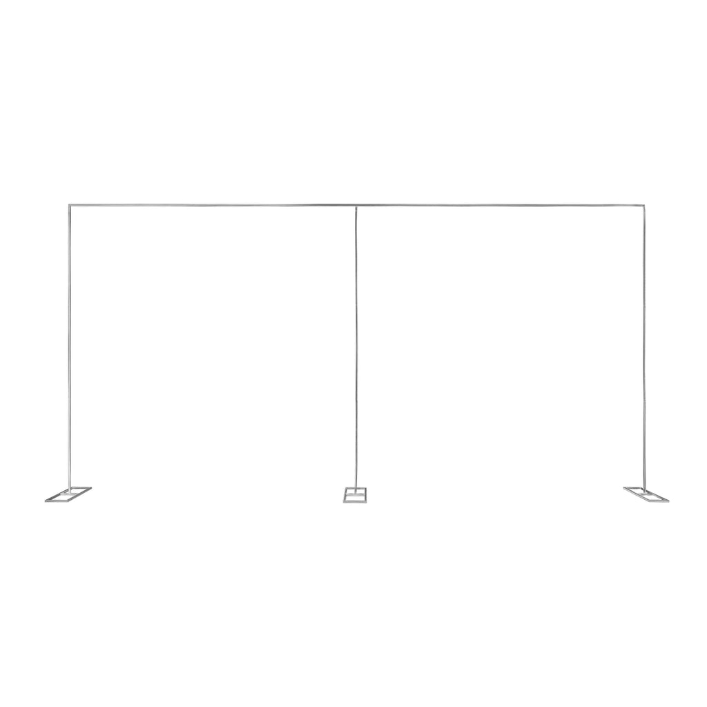 6 x 3m Backdrop Stand,Adjustable 10x20FT  Metal Arch Backdrop Stand for Parties Wedding Ceremony, Metal Arch Frame Decorate