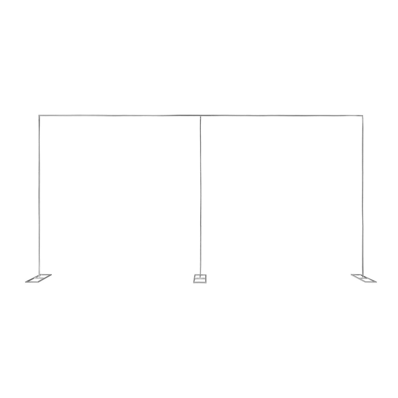 6 x 3m Backdrop Stand,Adjustable 10x20FT  Metal Arch Backdrop Stand for Parties Wedding Ceremony, Metal Arch Frame Decorate
