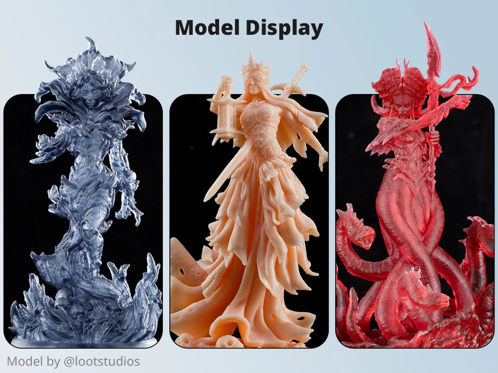 ANYCUBIC 3KG ABS-Like Resin 3.0 Water-Washable UV 405nm Photopolymer Resin 3D Resin High Precision for LCD 3D Printer