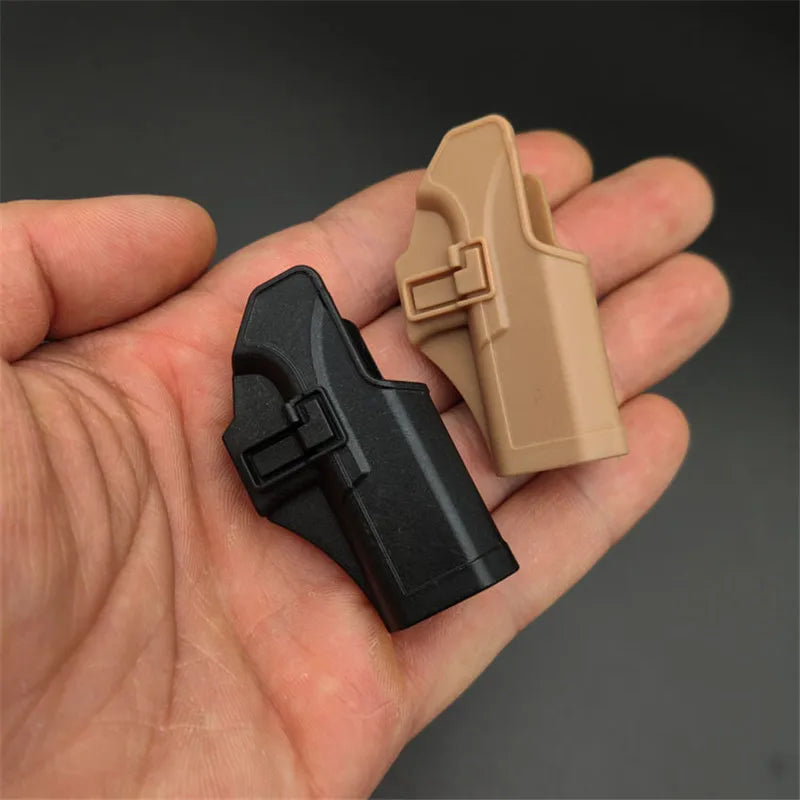 1:3 Metal Gun Keychain holster Quick Pull Plastic protective case