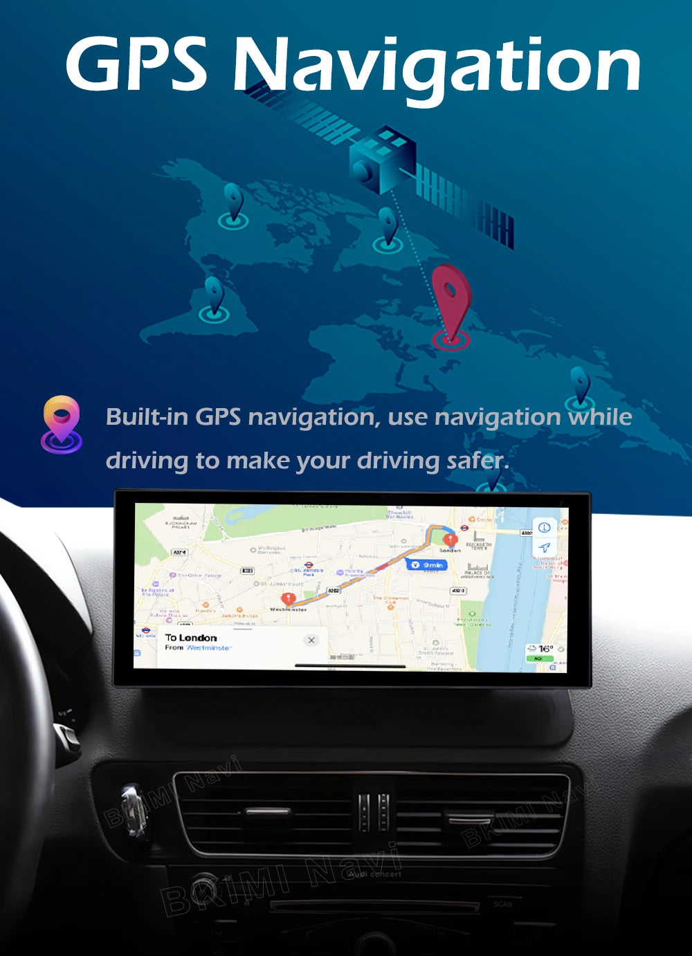 Android OS Car Radio for Audi Q3 2013 2014 2015 2016- 2018 Video Multimedia Player 4G GPS Navi Carplay Auto Accessories DSP BT
