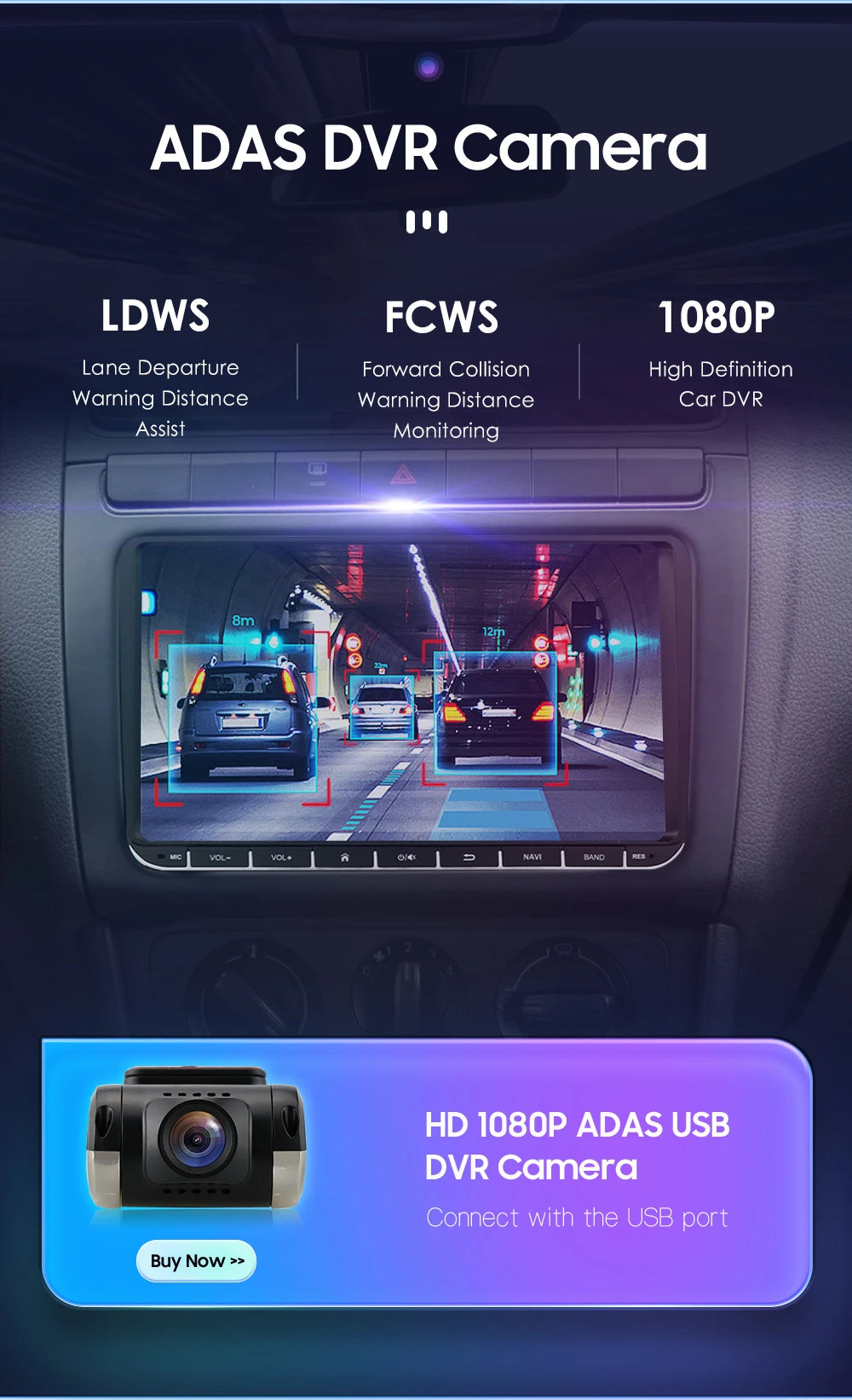 Hizpo Car Multimedia Player 2din Android 13 Radio For VW Volkswagen Golf Polo Skoda Rapid Octavia Passat b6 7 Tiguan Carplay GPS