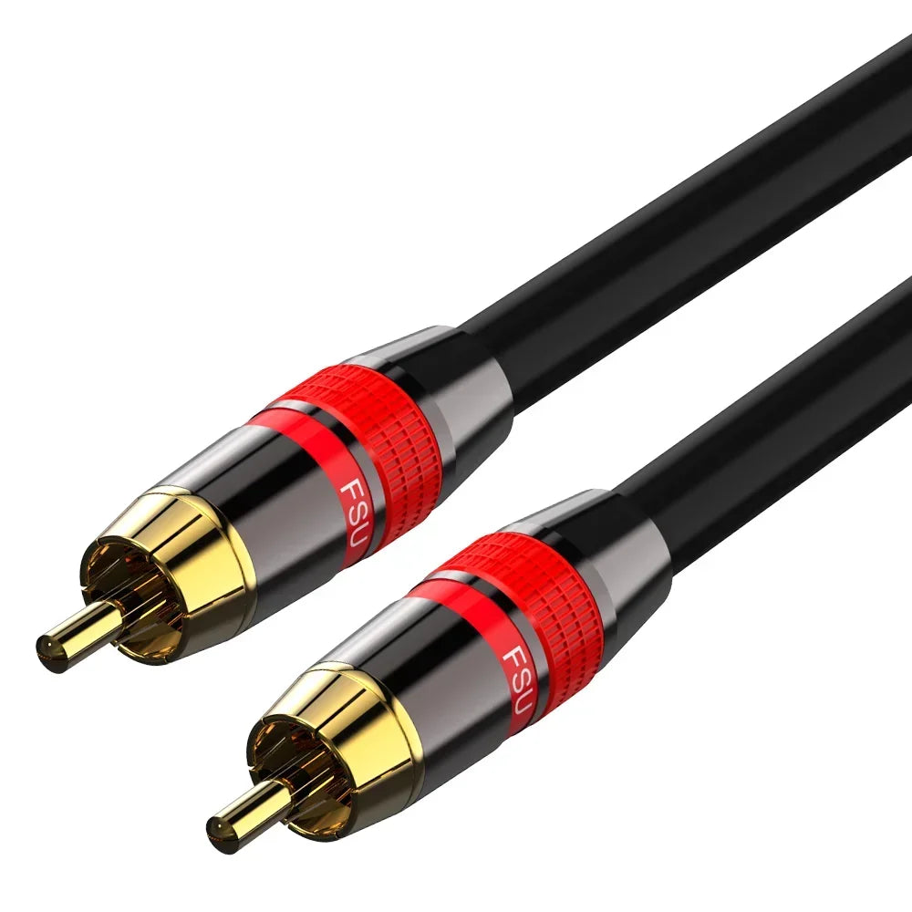 Coaxial Digital Audio RAC Cable SPDIF RCA to RCA Cable Audio Video Male for DVD Projector TV Speaker Amplifier 0.5M 1M 2M 3M 5M