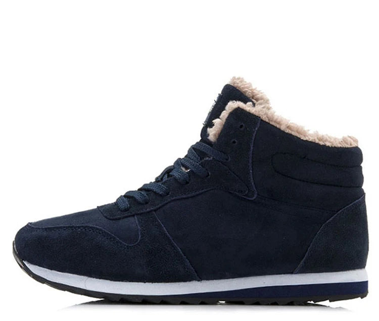 2026 Men Boots Winter  Sports Ankle Boots Thickened Plus Size Women Casual Fashion Short Boots Cotton Shoes Platform Snow Boots