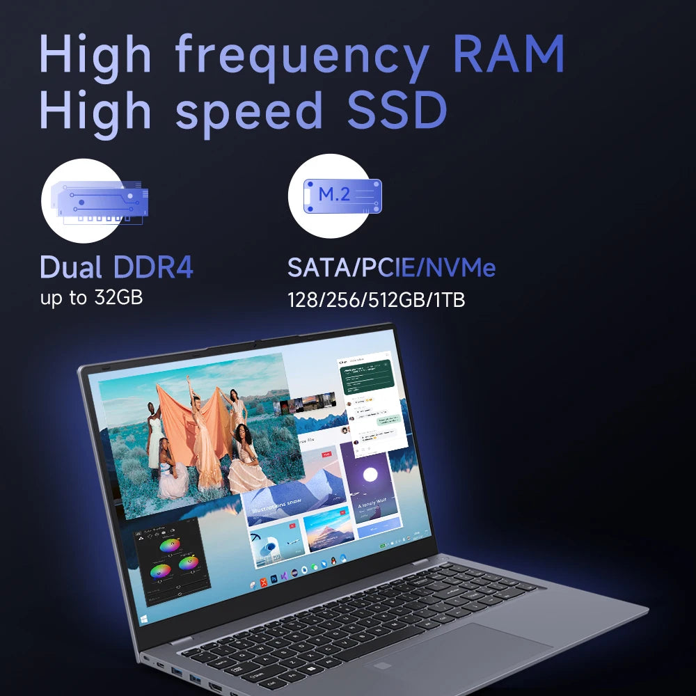 Pc Notebook Computer Core I5 Laptop 12Th Ultra 12 Core 1 Tb SSD 2.5K IPS Display Laptop Brand New