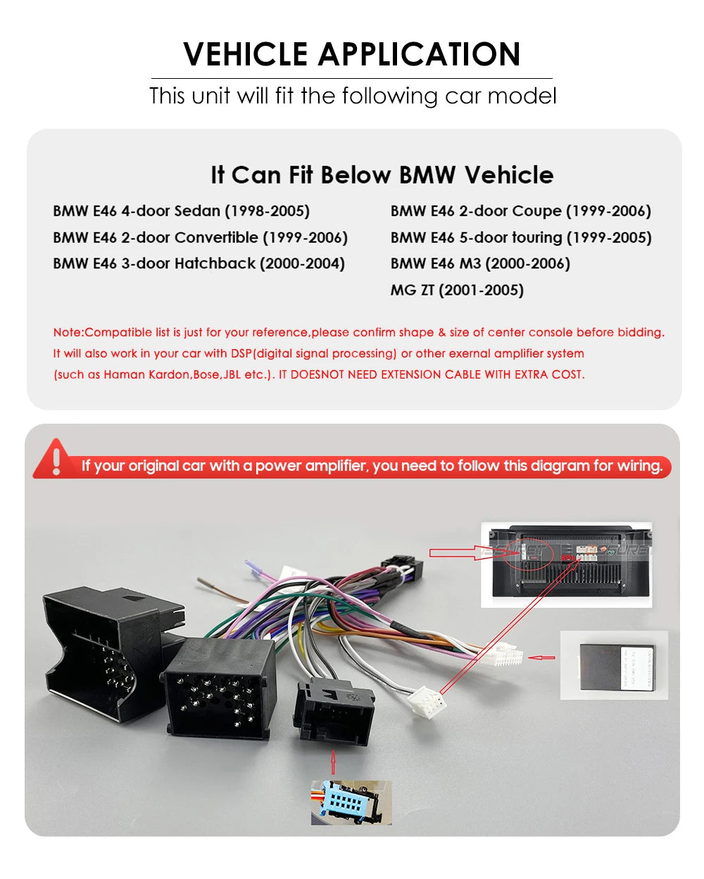 Hizpo Android Auto Car Multimedia Radio For BMW E46 M3 318/320/325/330/335 4G CarPlay GPS 2din Autoradio Navigation Wifi DSP RDS