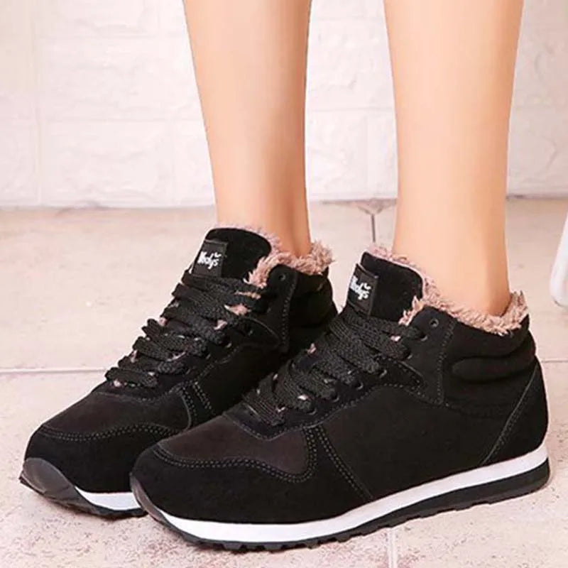 2026 Men Boots Winter  Sports Ankle Boots Thickened Plus Size Women Casual Fashion Short Boots Cotton Shoes Platform Snow Boots