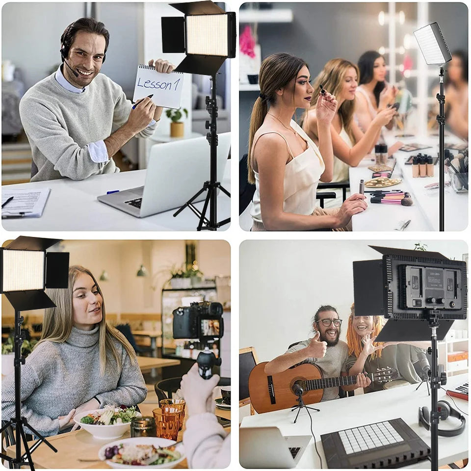 LED Photo Studio Light For Youbute Game Live Video Lighting On Camera 40W/50W Portable Video Recording Photography Panel Lamp