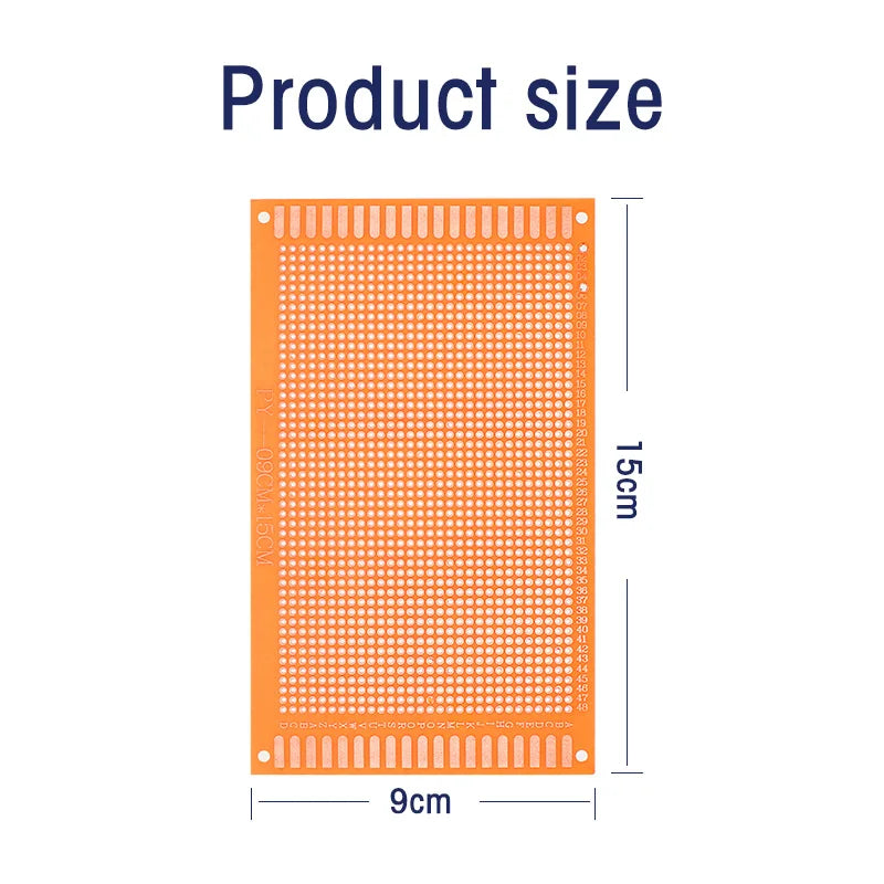 5/10pcs 5x7cm 7x9cm 9x15cm Universal PCB Board Yellow Single-Sided PCB Printed Circuit Board for Arduino