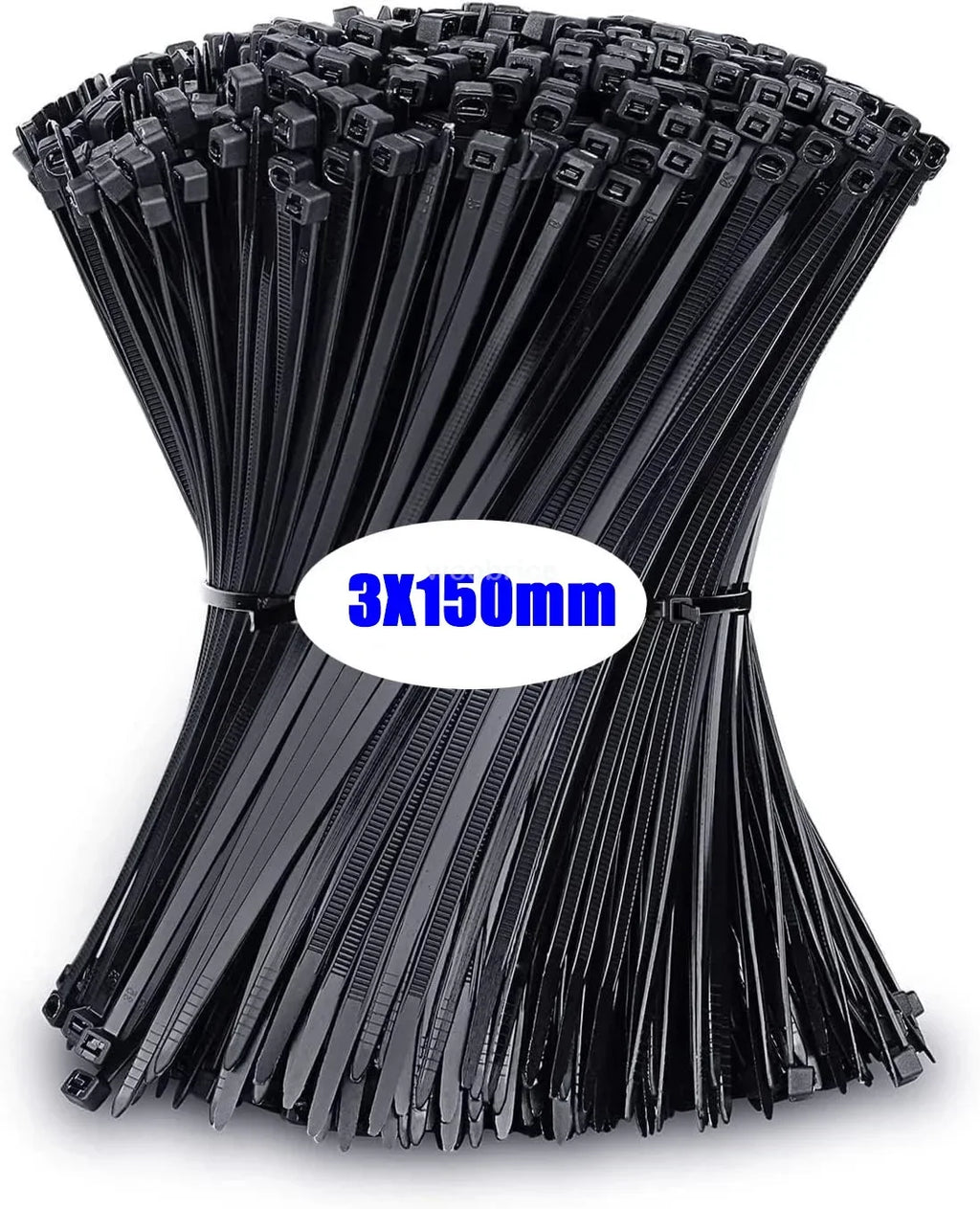 Nylon Cable Ties Adjustable Self-locking Cord Ties Straps Fastening Loop Reusable Plastic Wire Ties For Home Office