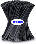 Nylon Cable Ties Adjustable Self-locking Cord Ties Straps Fastening Loop Reusable Plastic Wire Ties For Home Office