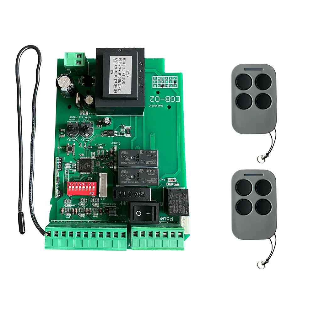 AC220V / AC230V Sliding Gate Opener Circuit Board Universal Sensitive Sliding Gate Motor Main Electronic Control Board