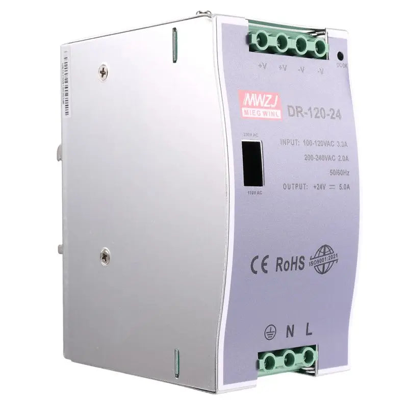 B24B DR-120-24 120W Industrial Grade Rail Power Supply 24V5A Switching Power Supply Rail Mounting Switching Power Supply