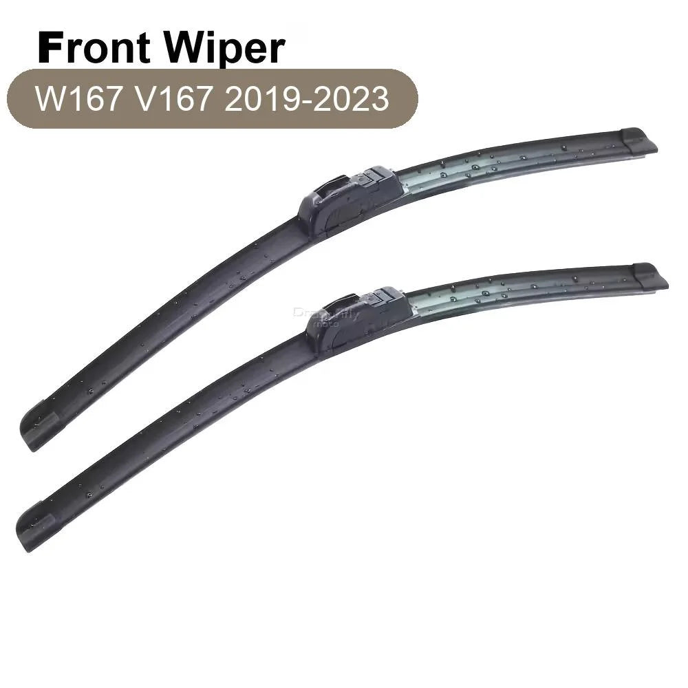 For Mercedes Benz GLE Class W166 C292 W167 V167 2015-2023 Front Windshield Wiper Blades 2pcs Windscreen Window Accessories 2015