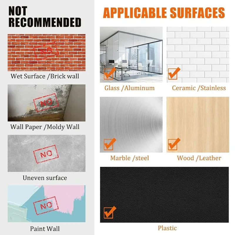 1-10M Double-sided Adhesive Nano Tape 20-50mm Width Reusable No Trace Waterproof Ultra-strong Tape Strip Clear Mounting Tape