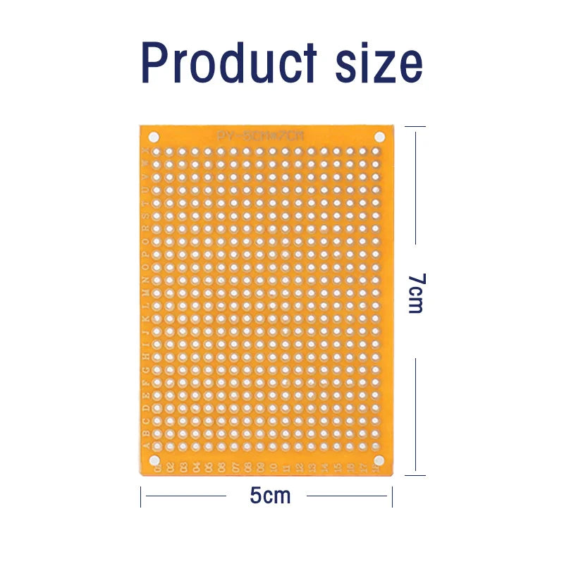 5/10pcs 5x7cm 7x9cm 9x15cm Universal PCB Board Yellow Single-Sided PCB Printed Circuit Board for Arduino
