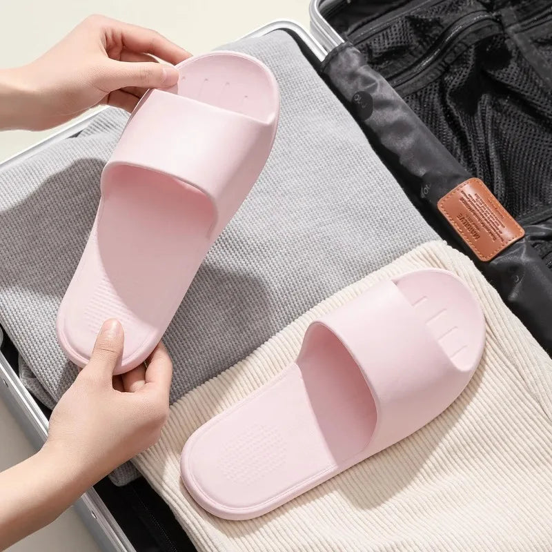 EVA Convenient Slippers Easy To Fold Travel Indoor Slippers Comfortable Light Casual Slippers