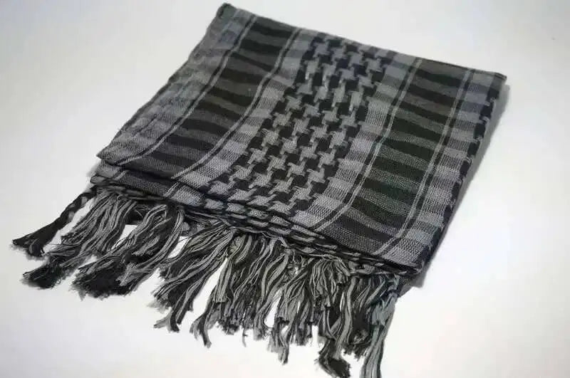 Arafat Arabic Scarf Shawl Handsome Keffiyeh Kafiya Lightweight Military Shemagh Palestine Man Stripe Scarf With Tassels Soft Warm