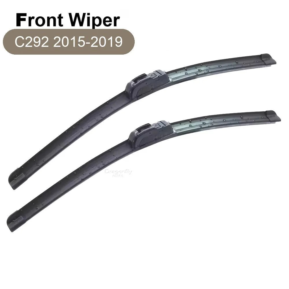 For Mercedes Benz GLE Class W166 C292 W167 V167 2015-2023 Front Windshield Wiper Blades 2pcs Windscreen Window Accessories 2015