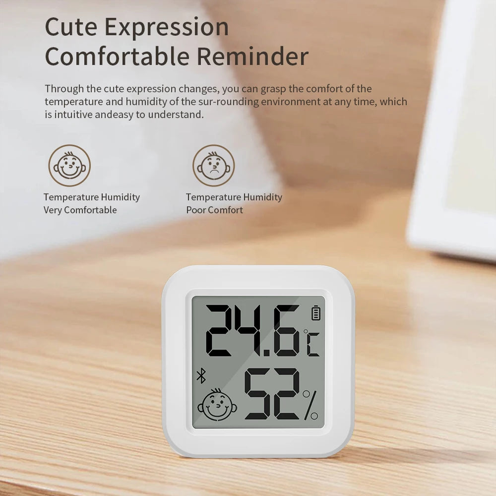 Tuya Bluetooth Temperature Humidity Sensor LCD Thermometer Mini Smart Electric Hygrometer APP Remote Control Home