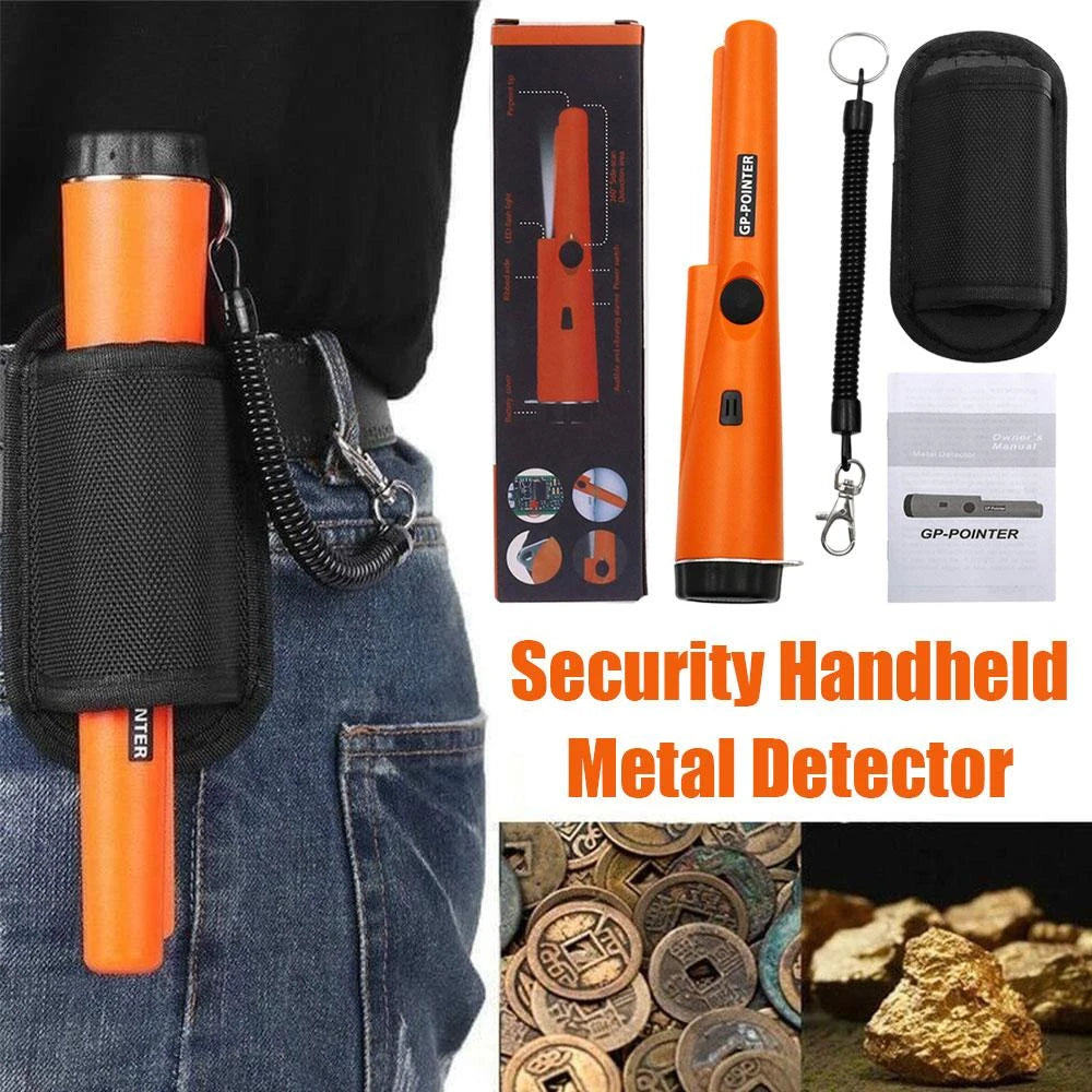 Professional Metal Detector Pinpointer Waterproof Handheld Metal Detector for Metal Coins Gold