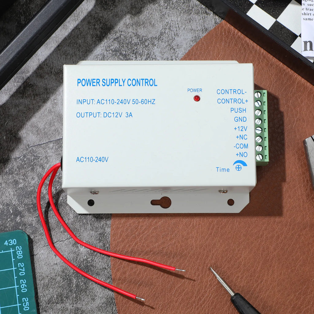 Access Control Power Controller 12V Voltage Electric Lock Supply Door System Overload Protection Short Circuit Auto