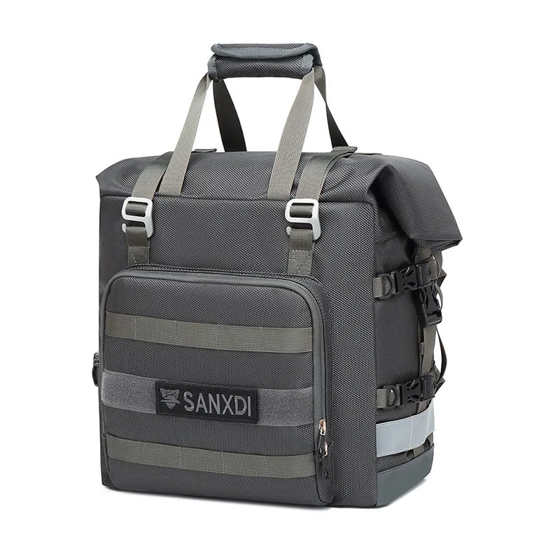 Large Capacity Mountain Bicycle Single Double Side Carrier Bag Easy Installation Waterproof Handbag New Bike Rear Rack Saddlebag