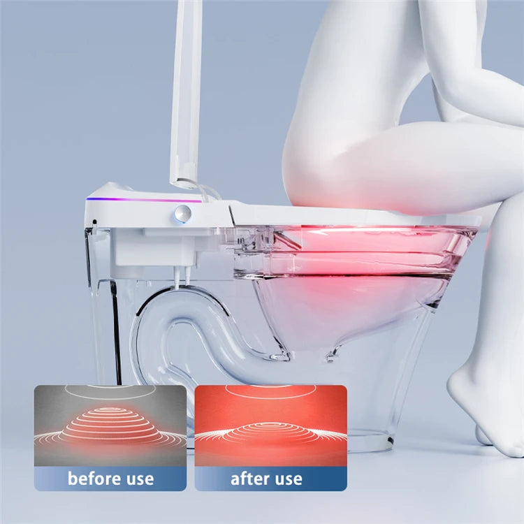 Hot Sale Automatic Sanitary Ware Items 110V Ceramic Bidet Toilet Bathroom Wc ETL CUPC Intelligent Smart Toilet Bowl for Hotel