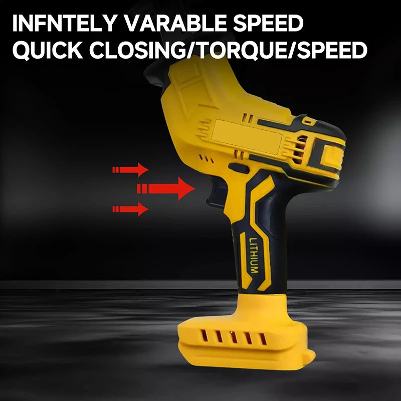 Cordless Electric Reciprocating Saw Metal Wood Cutting Tool Meat Cut Electric Saw For DeWalt 20V 4 Blades