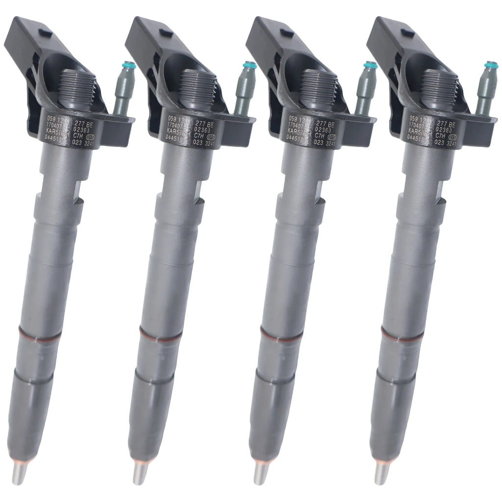 4PCS Fuel Injector 445116007 For Audi A4 A5 A6 A6 Allroad Q5 Q7 2.7L