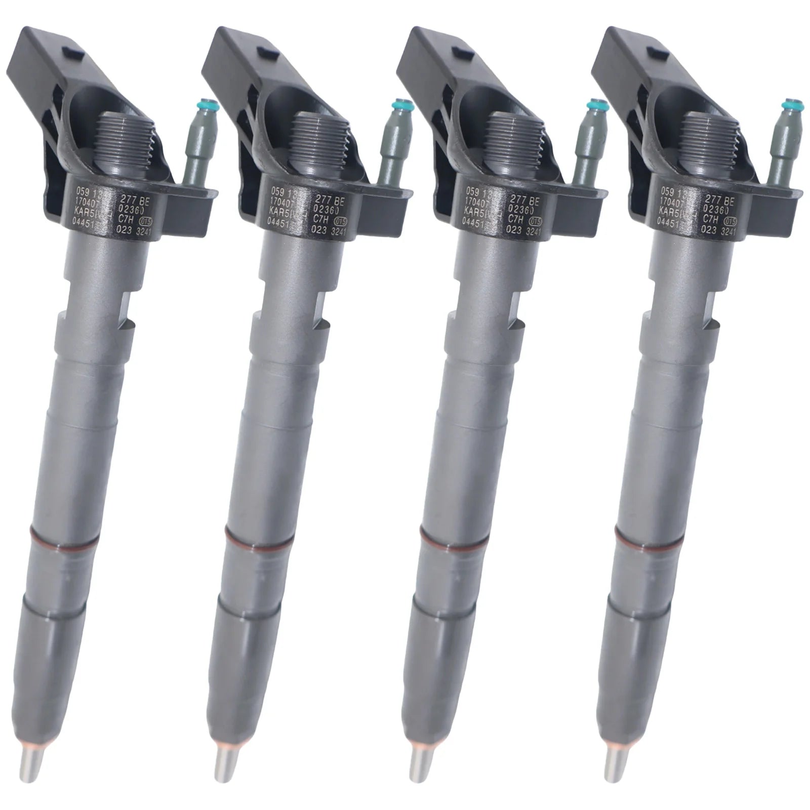 4PCS Fuel Injector 445116007 For Audi A4 A5 A6 A6 Allroad Q5 Q7 2.7L
