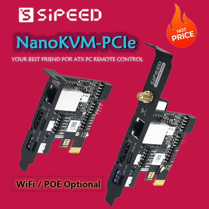 Sipeed NanoKVM-PCIe Mini Remote Control PiKVM Operation And Maintenance Server HDMI