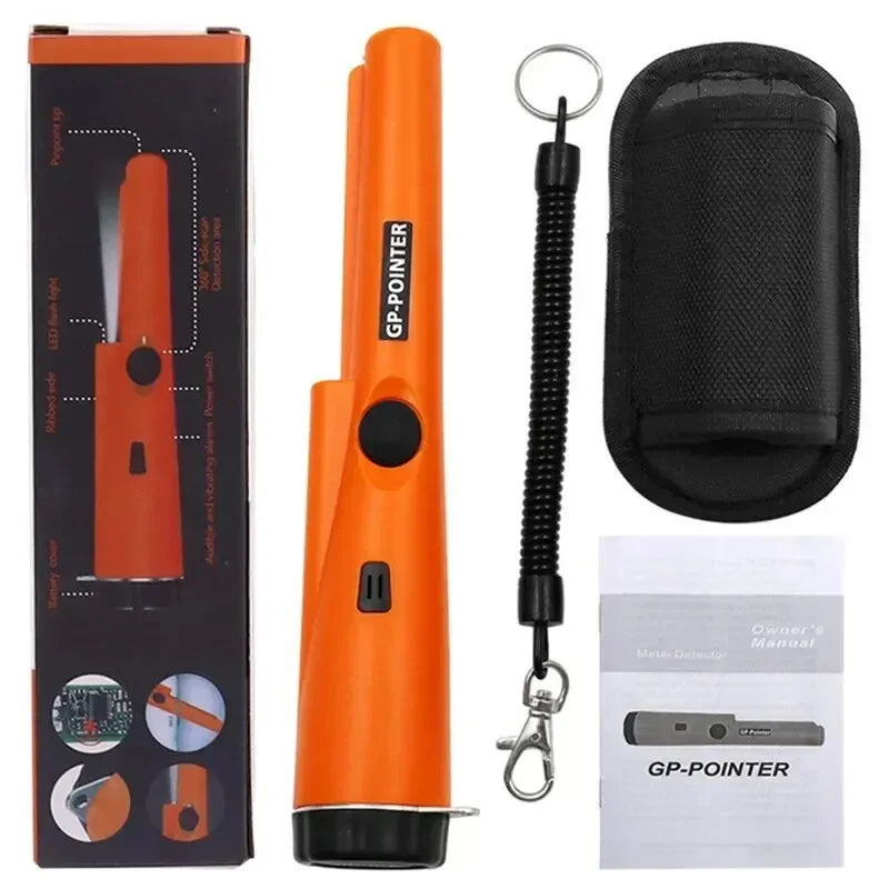 New High Quality Handheld Metal Detector GP-pointer Waterproof Positioning Rod Detecting With Bracelet LED Lights