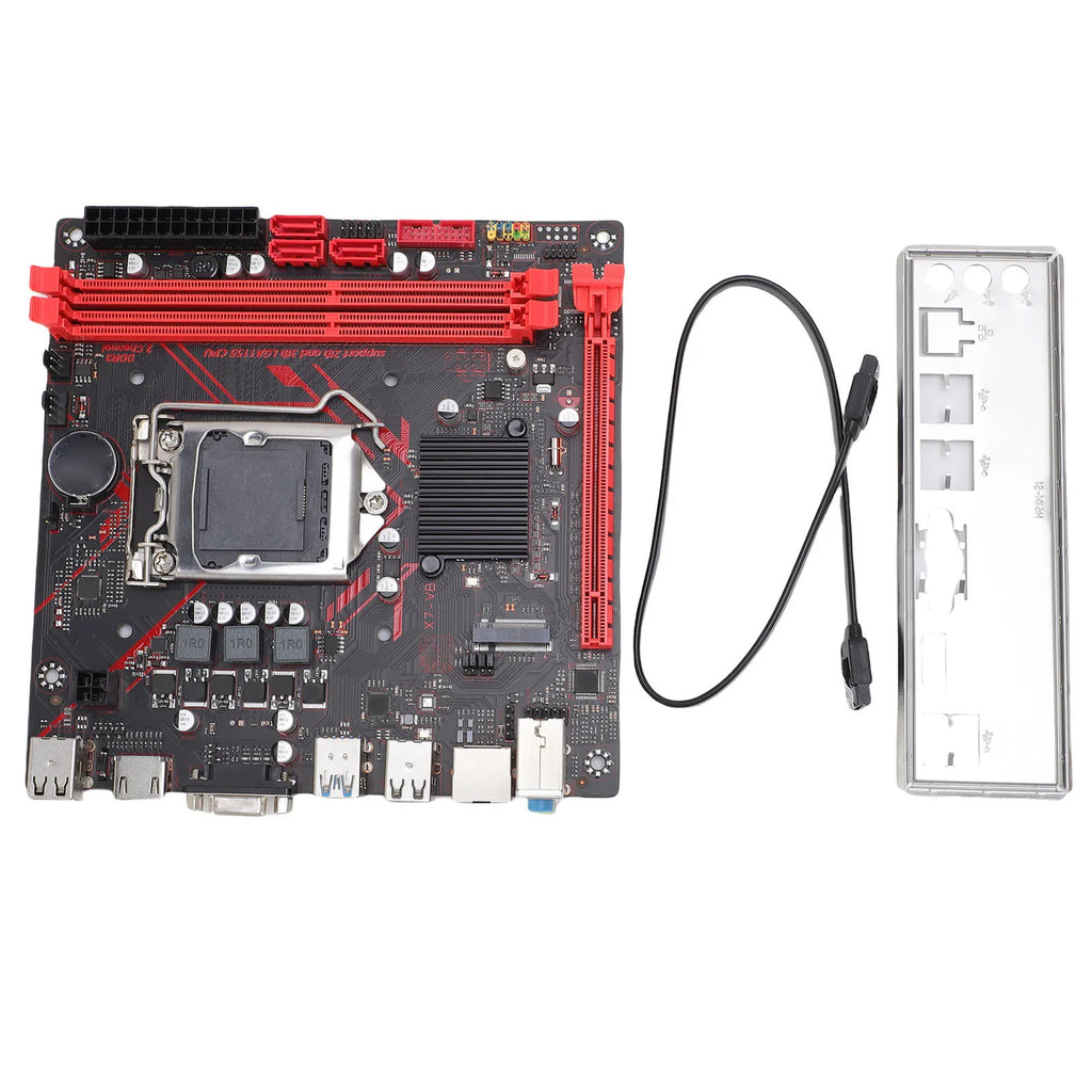 Computer Motherboard for Replacement 2xDDR3 Serial ATA 2.0x3 16GB Supports Extended PCIE2.0 6Gbps ITX Computer Motherboard