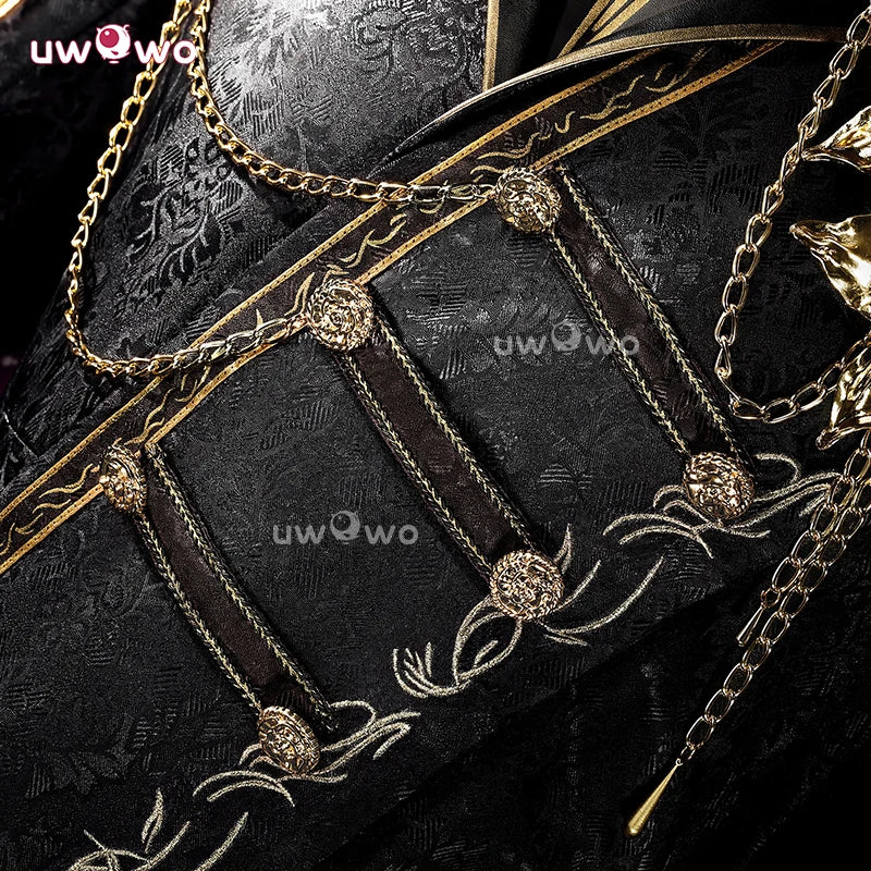 UWOWO Collab Series:Game Love and Deepspace Xavier King of Darknight Cosplay Costume S-2XL Halloween Costume