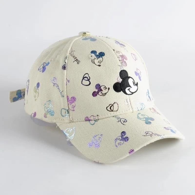 Children's Hats Spring and Autumn Boys Thin Sunscreen Baseball Caps Cute Super Cute Sunshade Cap Middle Children's Mickey Hats