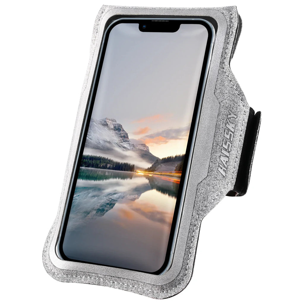 HAISSKY Ultra-thin Running Bags Sports Armband For iPhone 17 16 15 14 13 Pro Max17 Air 15 Plus Samsung S25 Ultra Xiaomi Arm Pouch