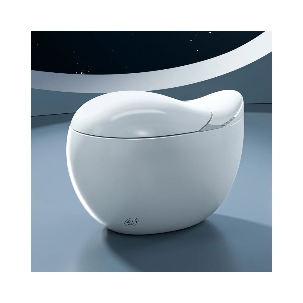 Bathroom Floor Mounted P-trap Electronic Automatic Bidet Toilet AI Voice Control Toilet Bowl WC Intelligent Smart Toilet