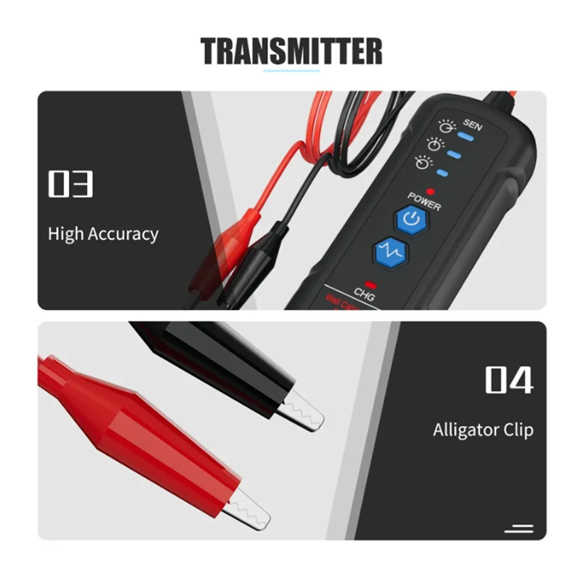 Y45A-Underground Wire Locator Detects Buried Power Cable Locator Electrical Circuit Tracer