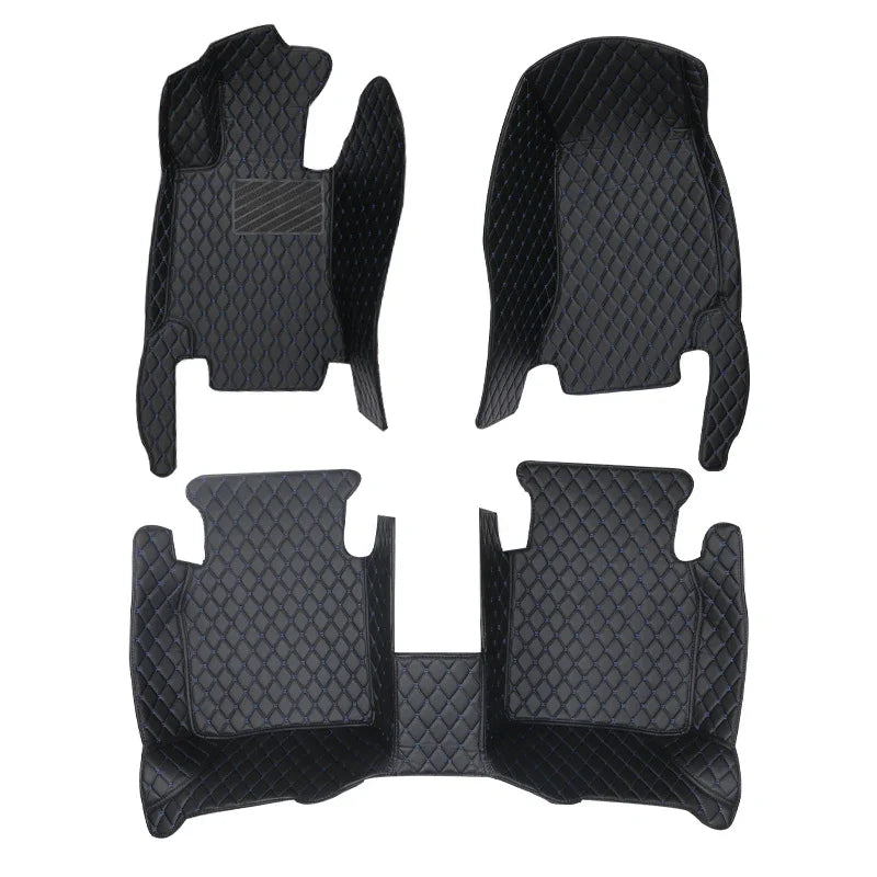 Car Mats For Peugeot 3008 P84 2017~2023 Leather Floor Mat Carpets Protective Pad Rugs Interior Parts Car 2018 2019 automotive tr