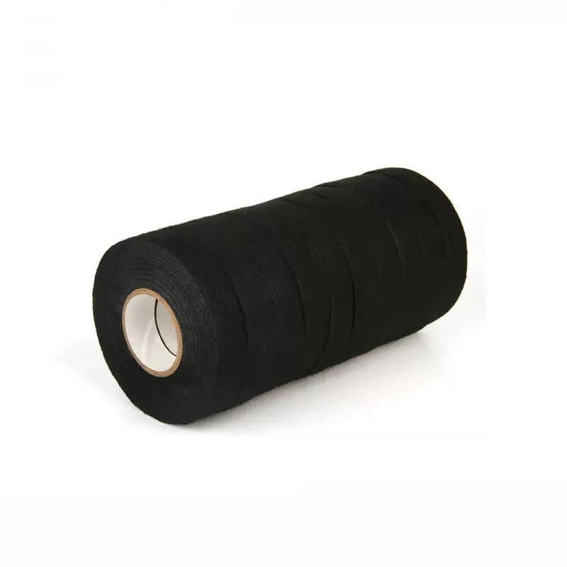 15M 9/15/19/25/32MM Heat-resistant Adhesive Cloth Fabric Tape For Automotive Cable Tape Harness Wiring Loom Electrical Heat Tape