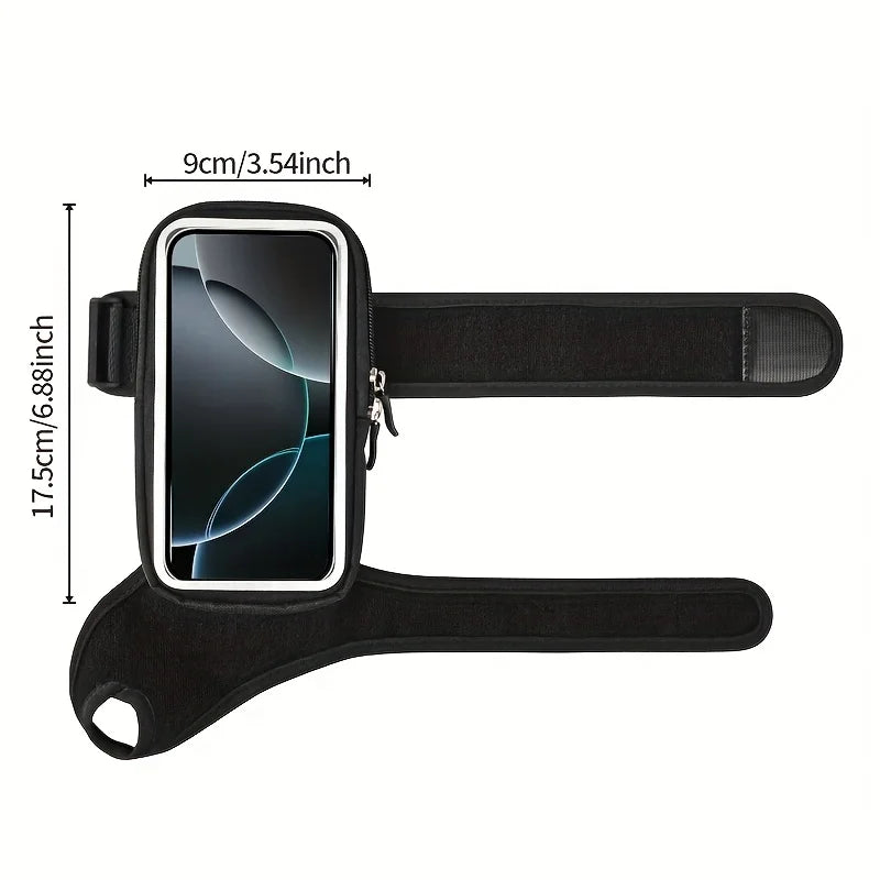 HAISSKY Touch Screen Running Bags For iPhone 17 16 15 14 13 Pro Max 16 Plus 17Air 16E Xiaomi Samsung Cycling Fitness Wrist Pouch