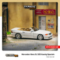TW In Stock 1:64 Mercedes Benz SL 500 Koenig Specials White Diecast Car Model Collection Toys Tarmac Works
